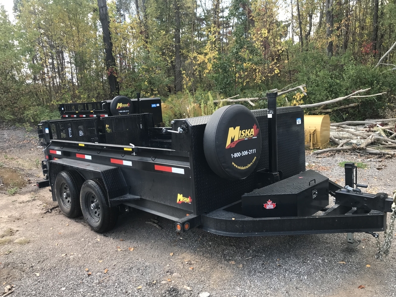 2025 Miska 5 Ton Contractor Dump Trailer